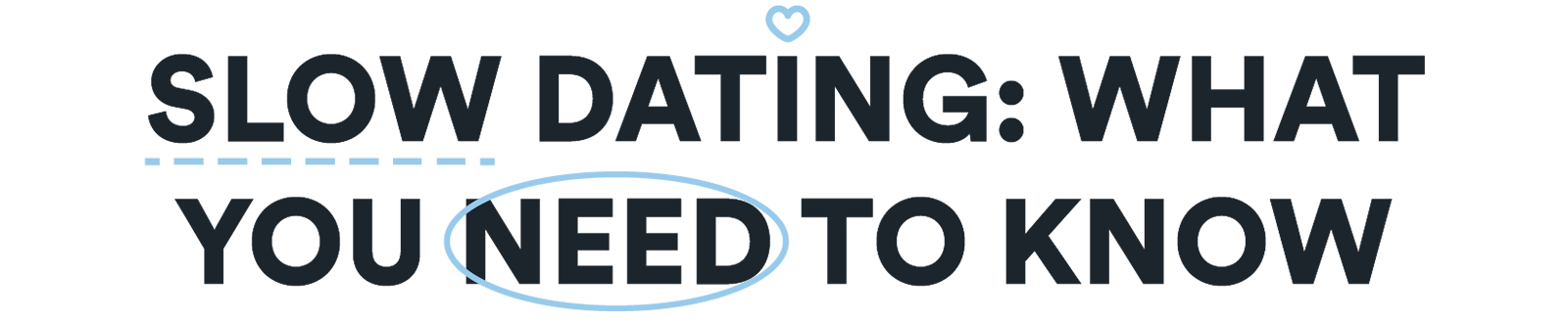 Slow Dating: What you need to know