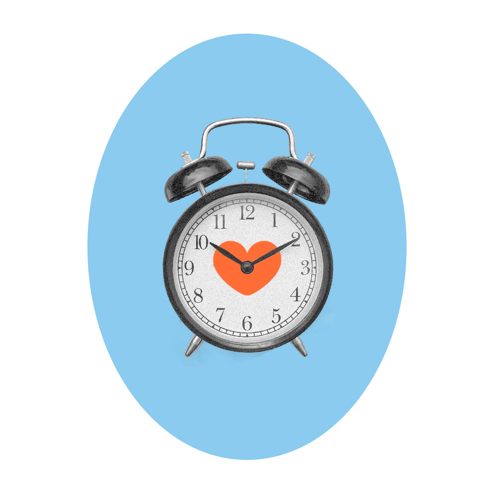 clock ticking slowly